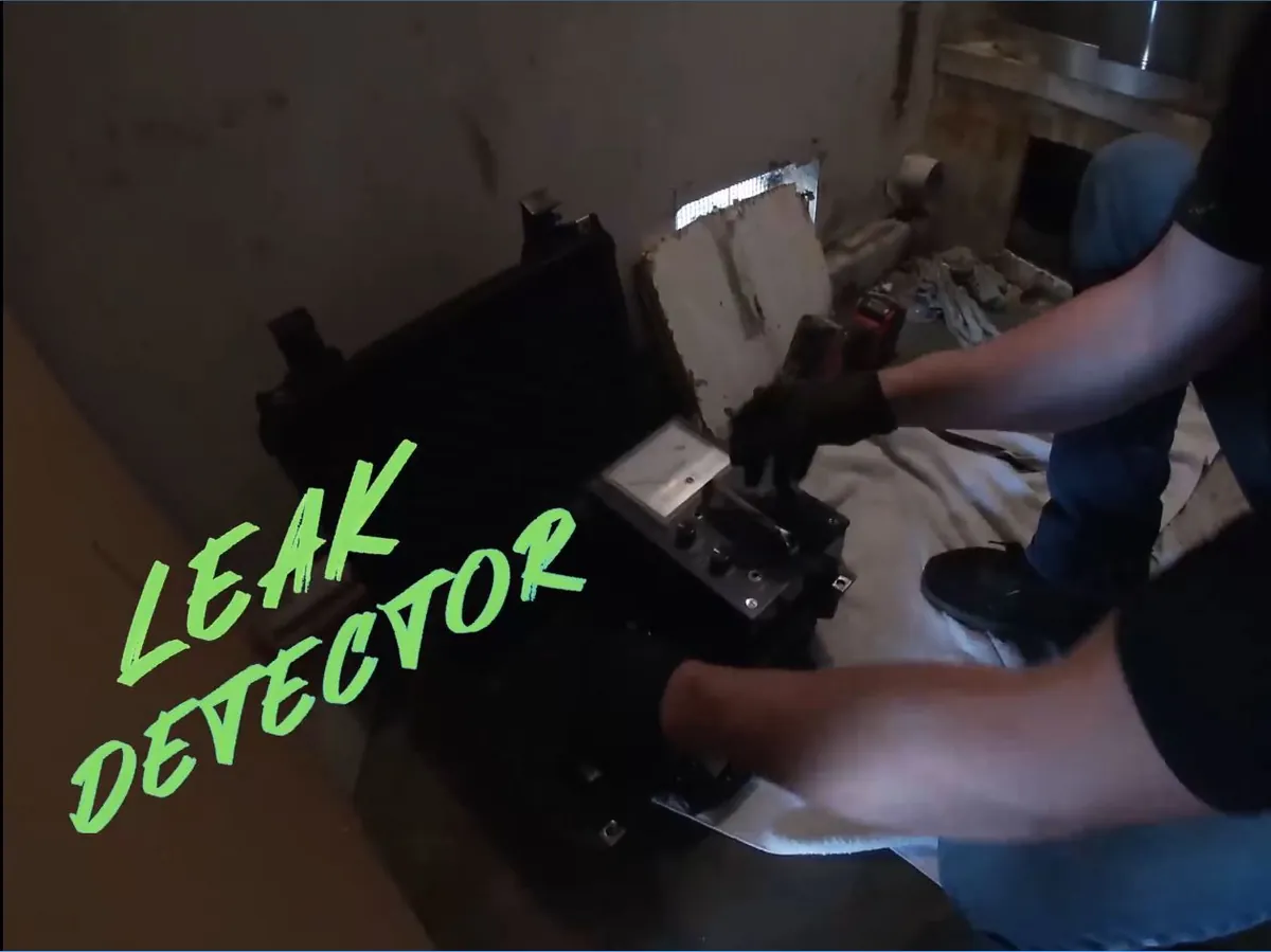 Electronic leak detector checking a plumbing line – Plumbing Inspection Before Buying a House for Laguna Beach, CA homes
